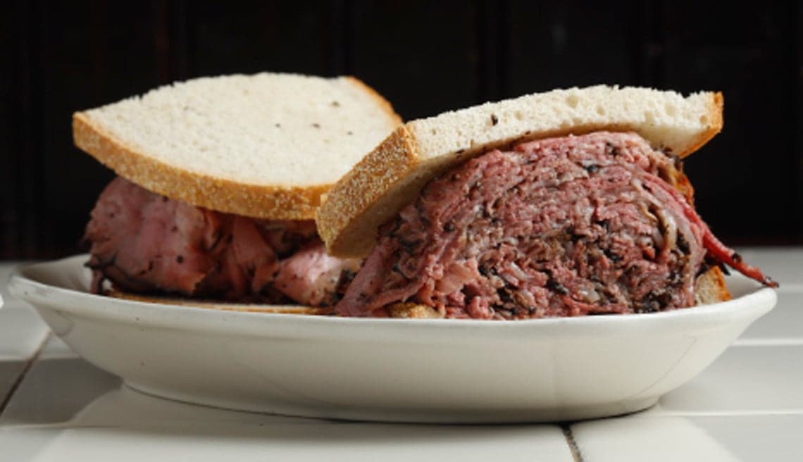 Hot Pastrami at 2nd Ave Deli