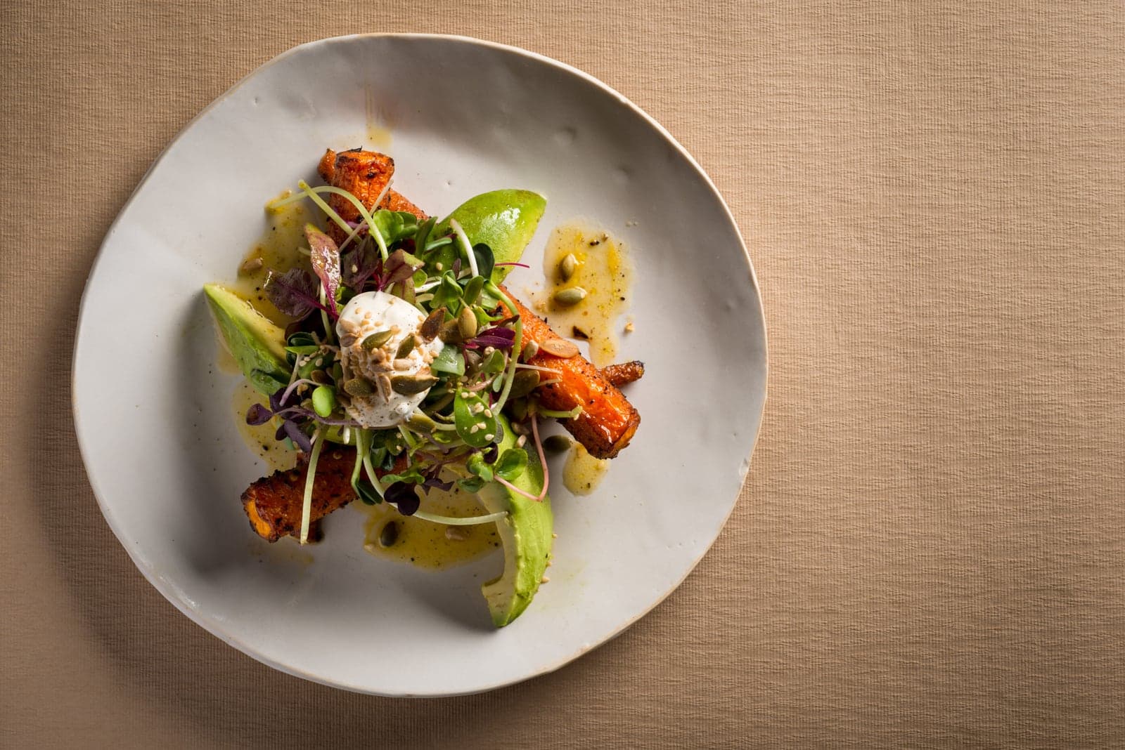 Roast Carrot and Avocado Salad at ABC Kitchen