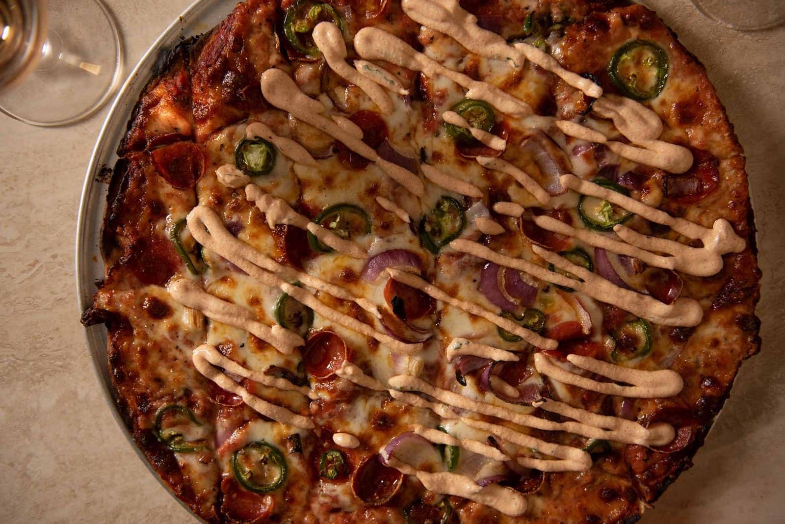 Hot Papi Tavern-Style Pizza at Emmett's on Grove
