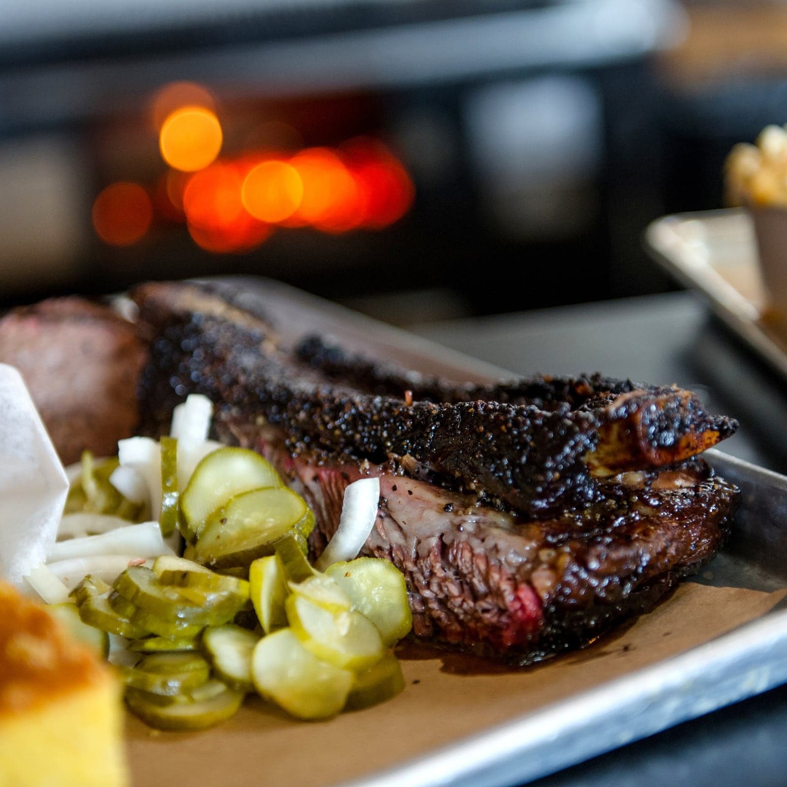 Brisket at Hometown Bar-B-Que