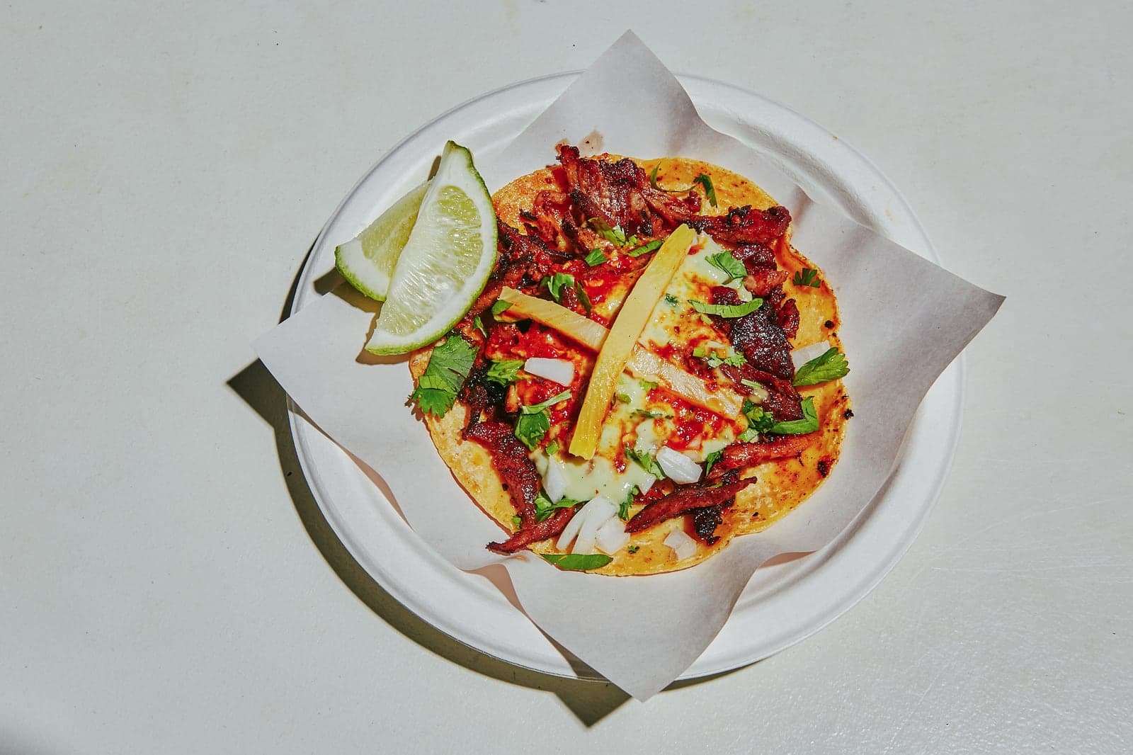 Adobada Taco at Los Tacos No. 1
