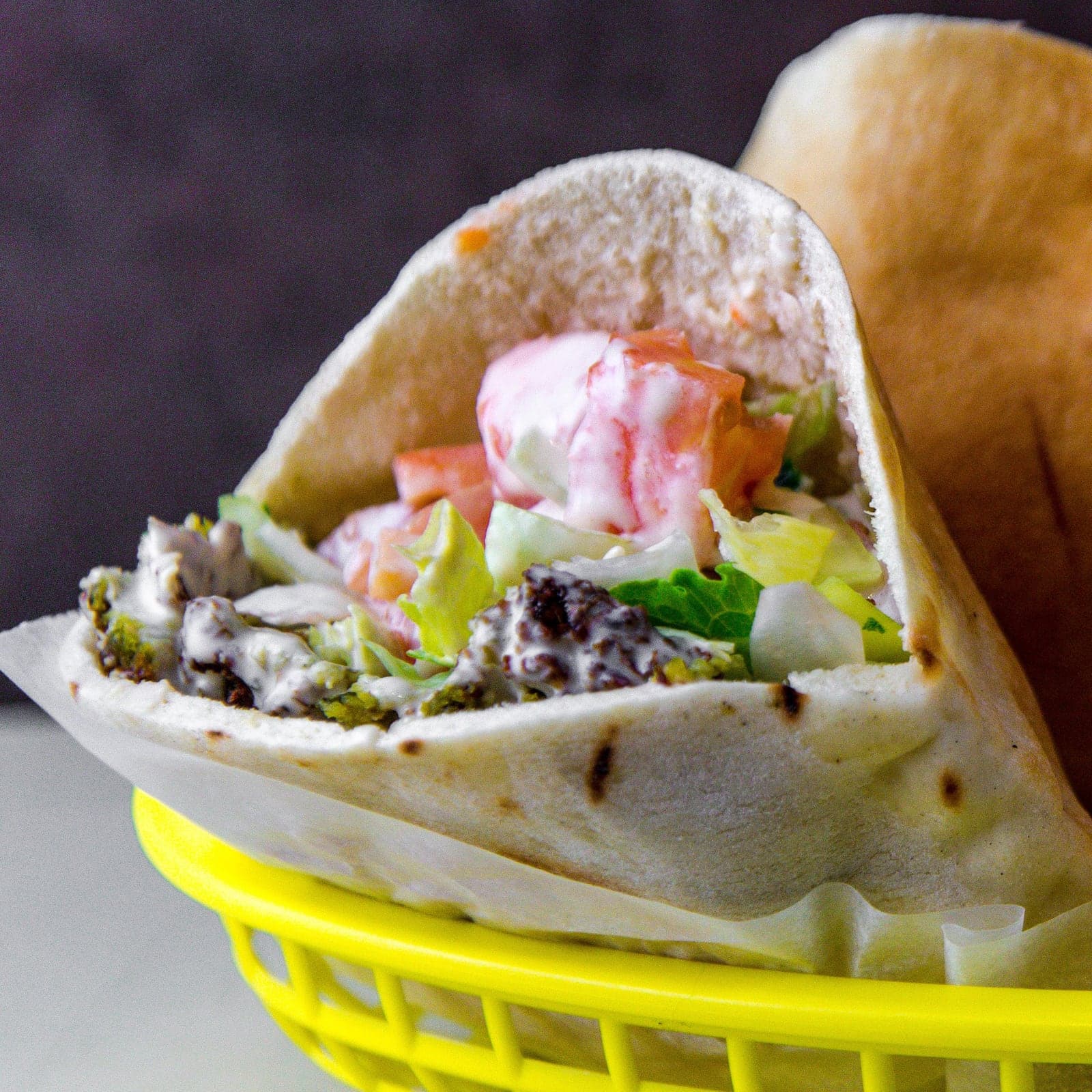 Falafel Sandwich at Mamoun's Falafel