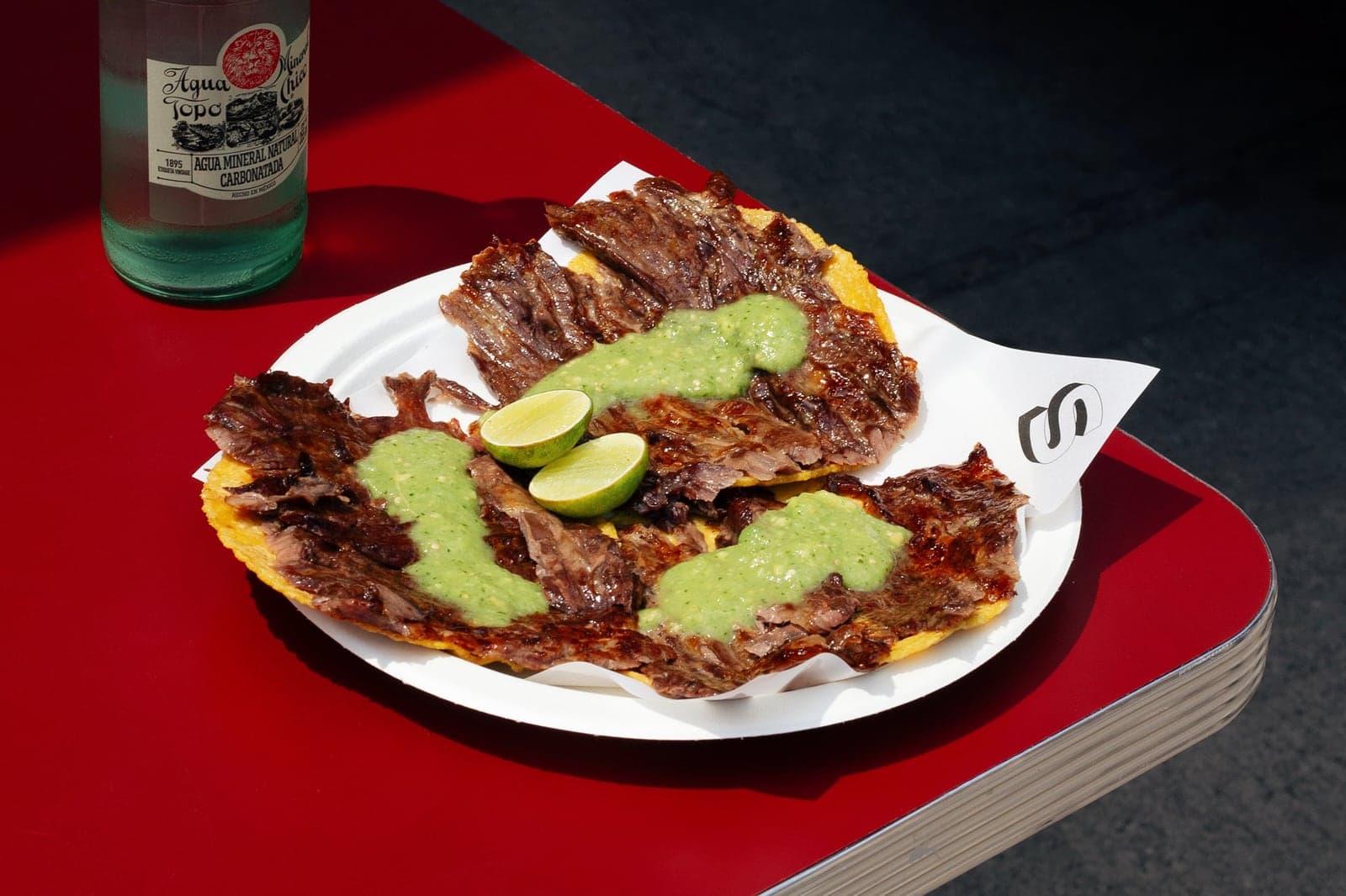 Steak Trompo Taco at Santo Taco